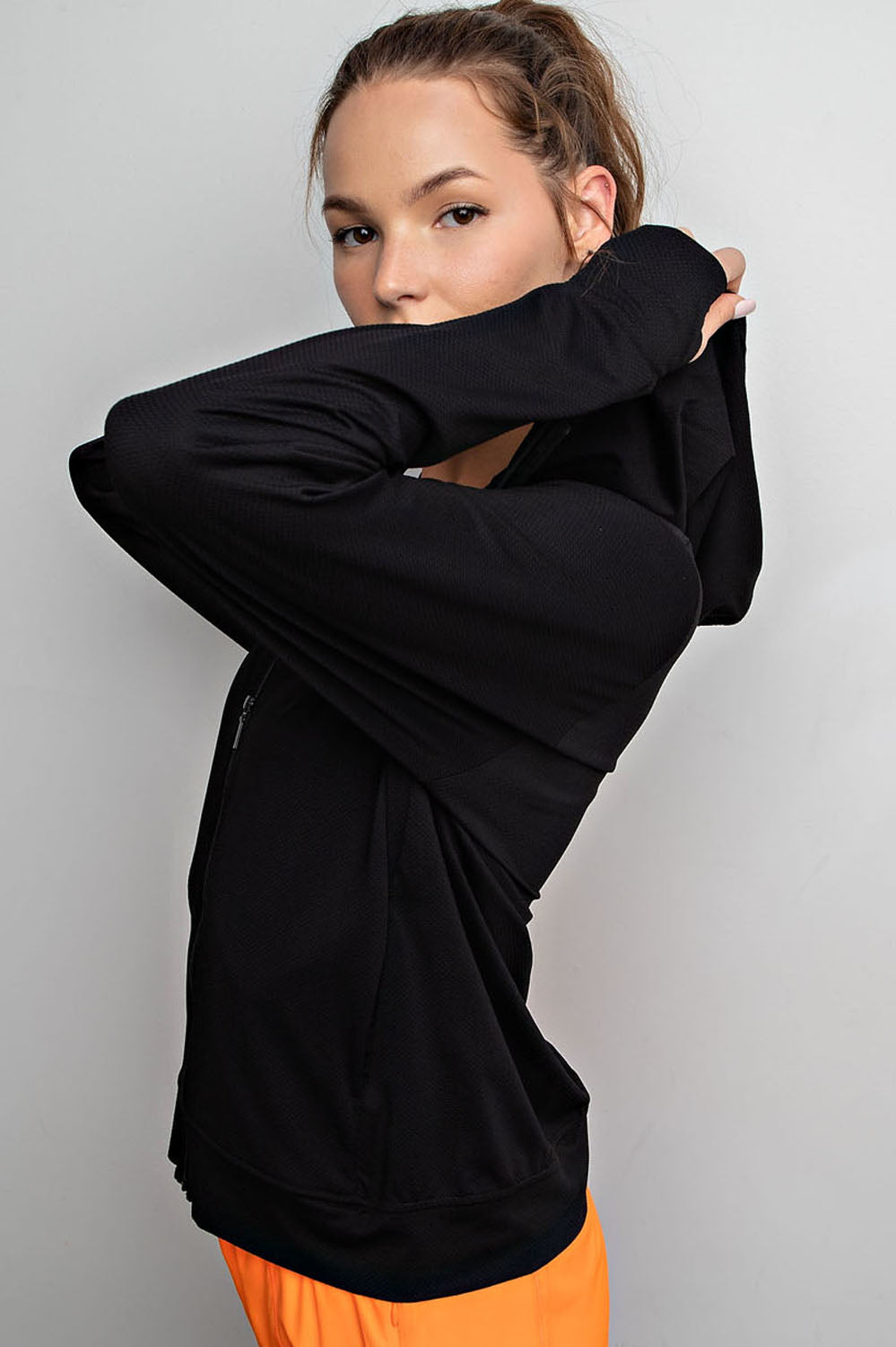 Quick Dry Exercise Hoodie Jacket