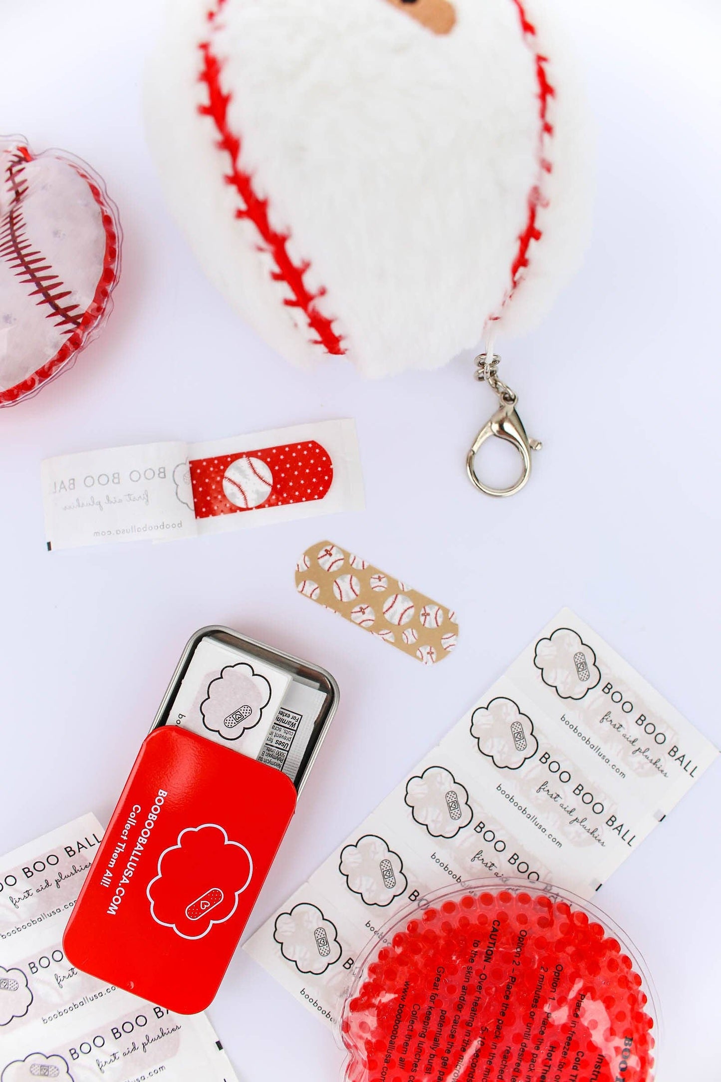 Boo-Boo Keychain BASEBALL