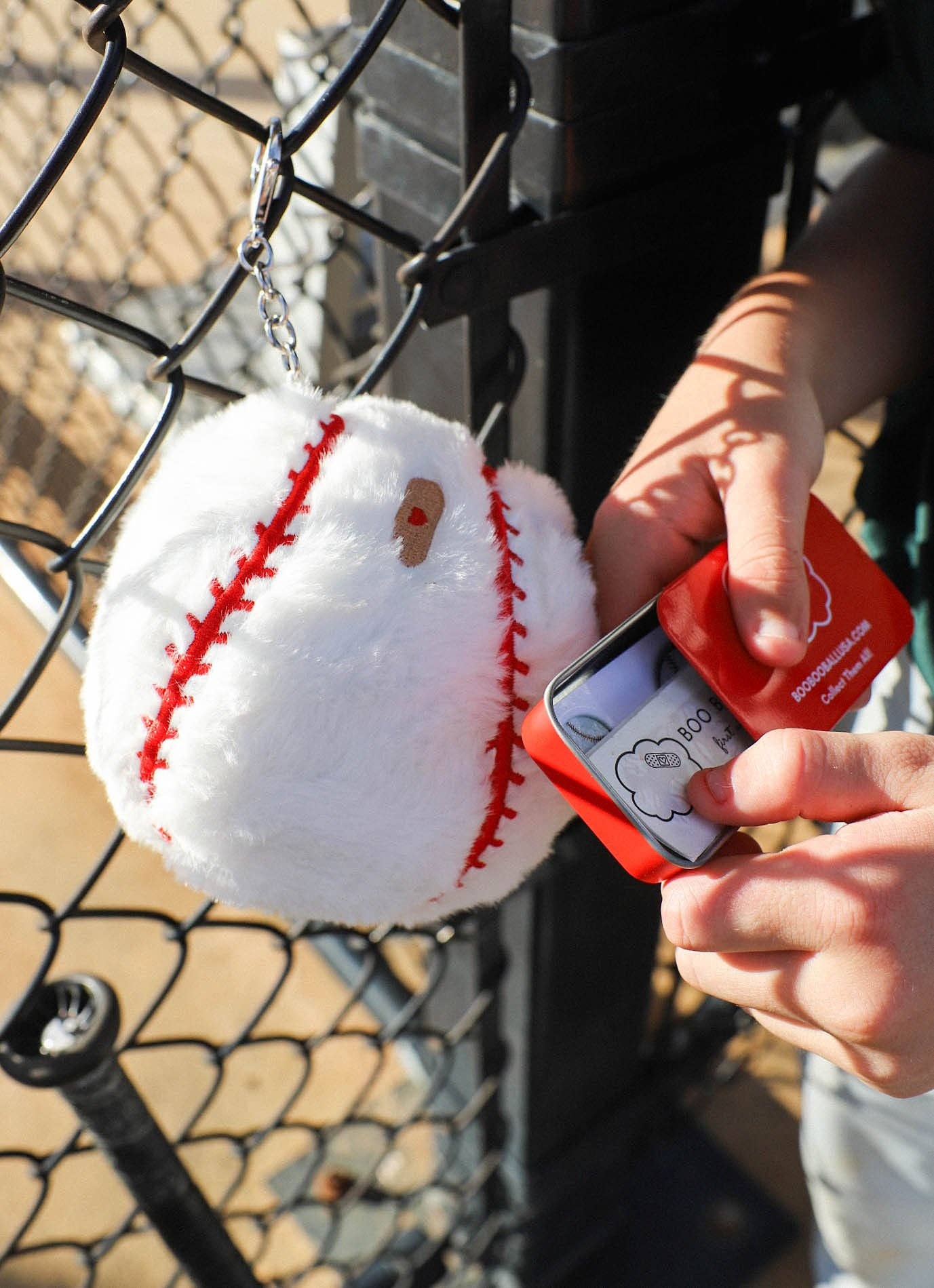 Boo-Boo Keychain BASEBALL
