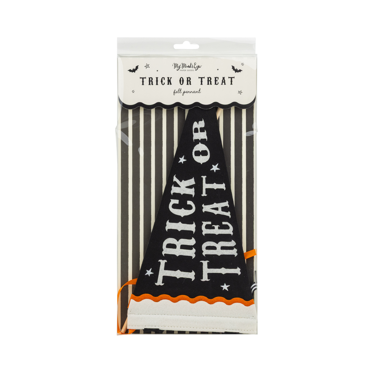 Trick or Treat Felt Pennant