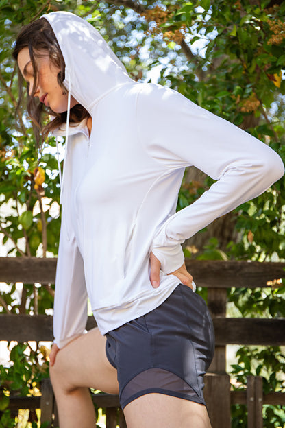 Quick Dry Exercise Hoodie Jacket