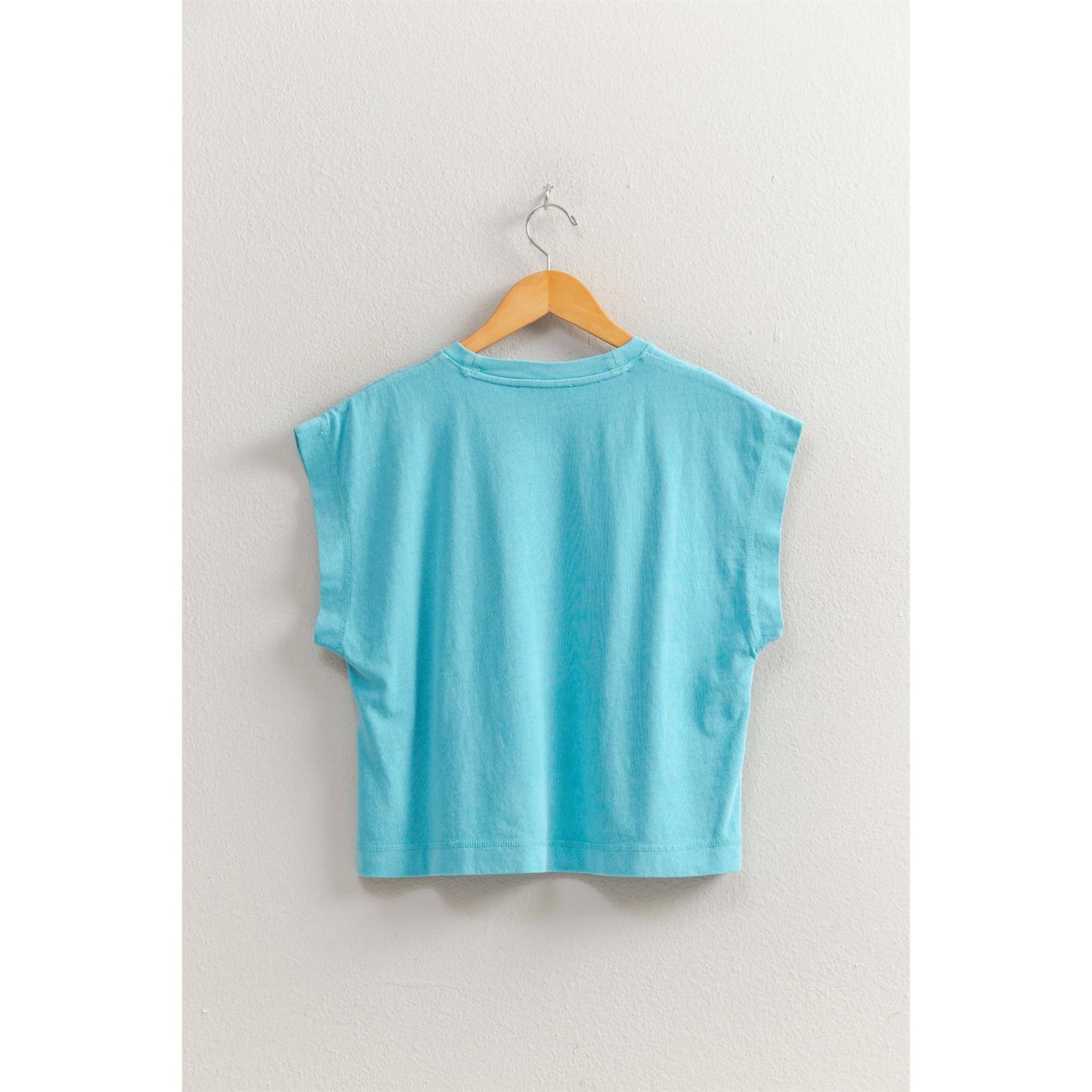Round Neck Short Sleeve Oversized Tee
