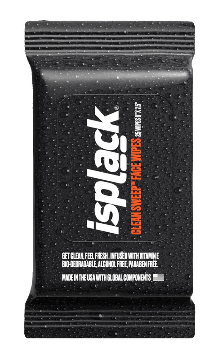 isplack Clean Sweep Face Wipes (25 Pack)