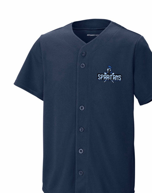 Baseball Jersey- Youth Navy