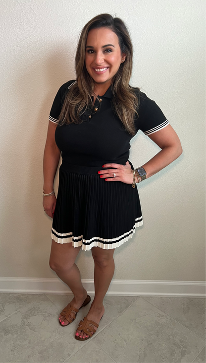 Knit Skort Set