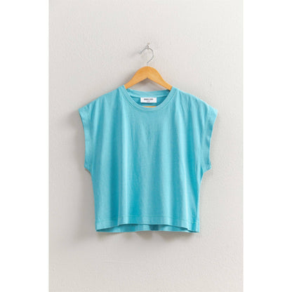 Round Neck Short Sleeve Oversized Tee