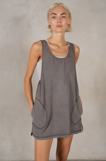 Charcoal Tunic Tank