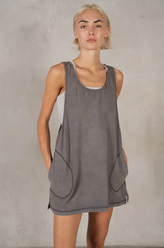 Charcoal Tunic Tank