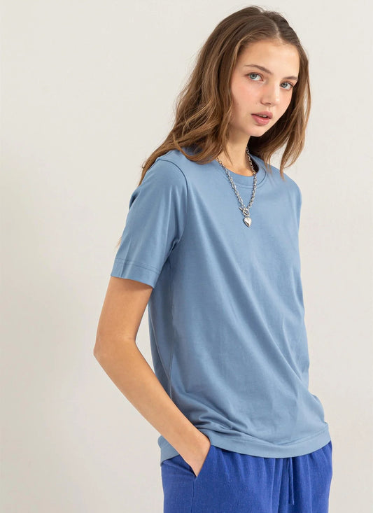 Essential Tee - Blue Gray