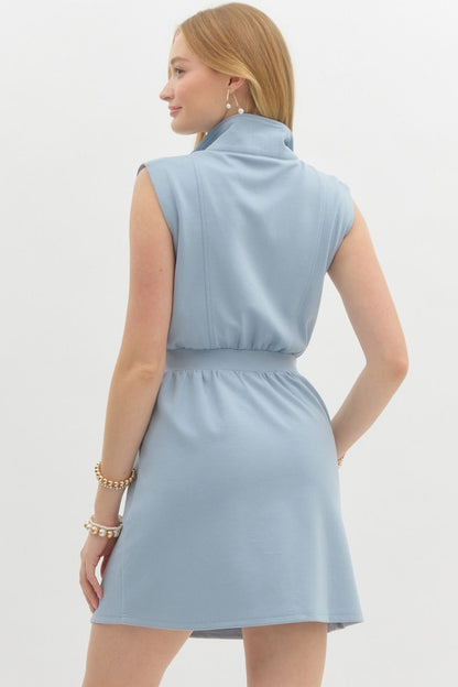 Chambray Mini Dress