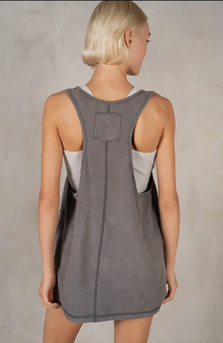 Charcoal Tunic Tank