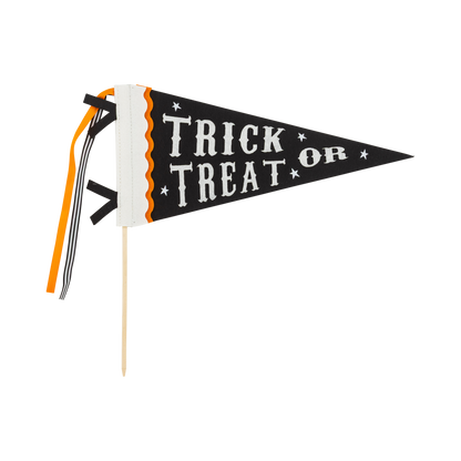 Trick or Treat Felt Pennant